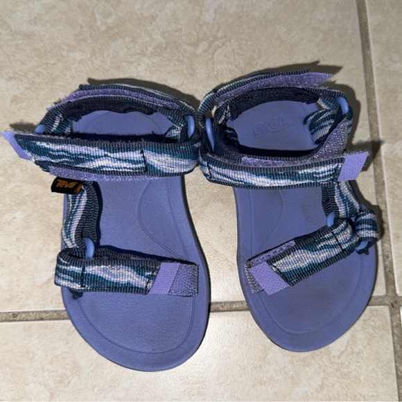 Teva Kids Sandals - Blue and Purple - Picture 1 of 4
